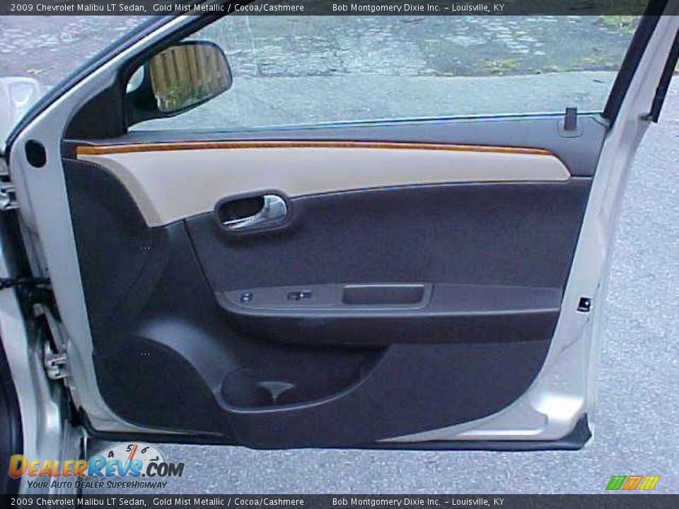 2009 Chevrolet Malibu LT Sedan Gold Mist Metallic / Cocoa/Cashmere Photo #6