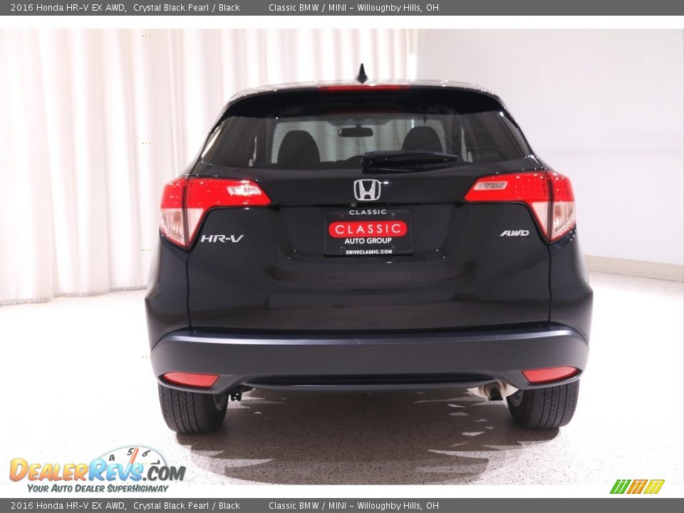2016 Honda HR-V EX AWD Crystal Black Pearl / Black Photo #17
