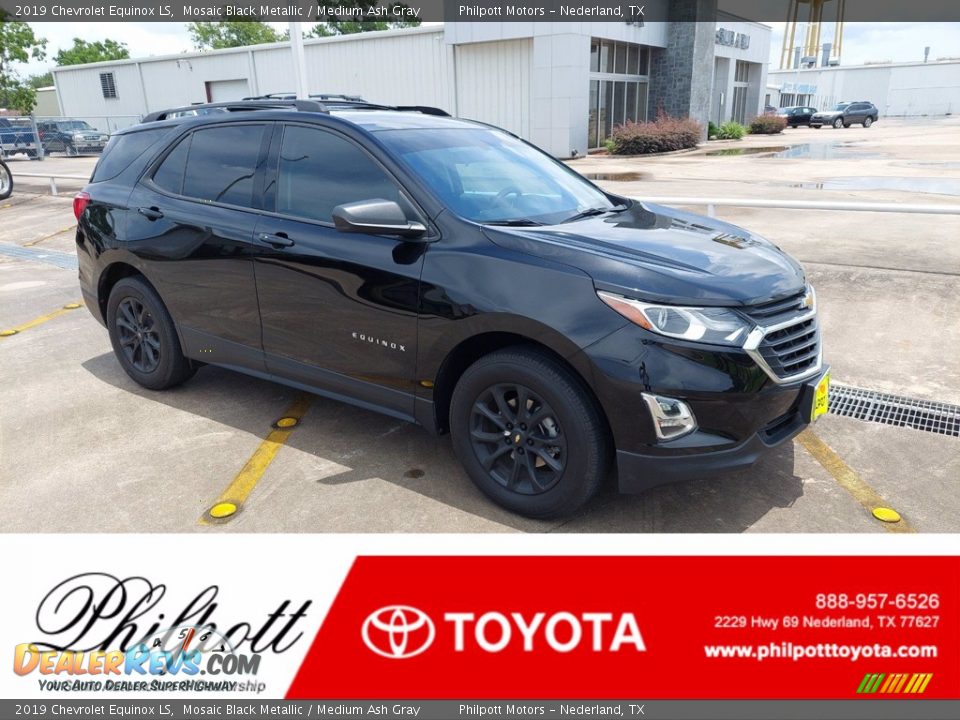 2019 Chevrolet Equinox LS Mosaic Black Metallic / Medium Ash Gray Photo #1