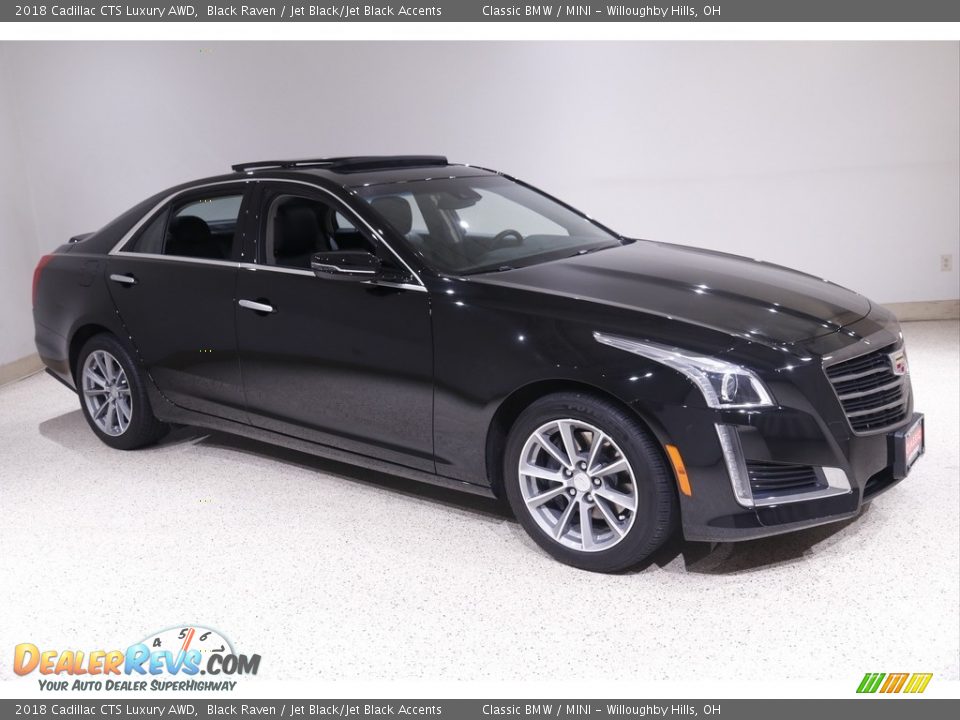 2018 Cadillac CTS Luxury AWD Black Raven / Jet Black/Jet Black Accents Photo #1