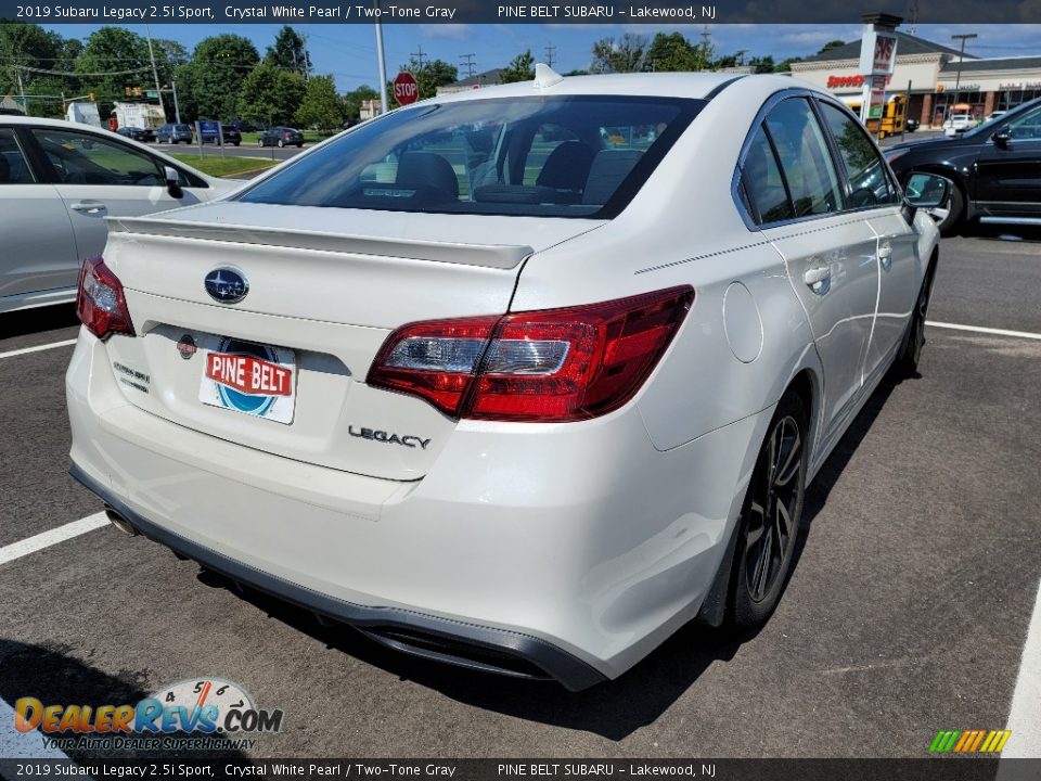 2019 Subaru Legacy 2.5i Sport Crystal White Pearl / Two-Tone Gray Photo #4