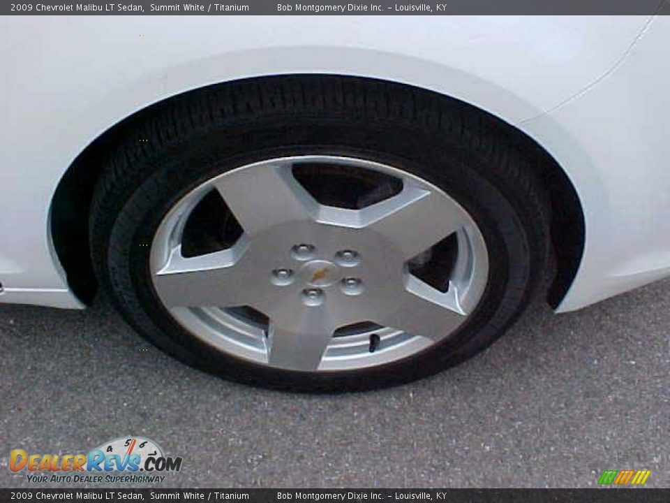 2009 Chevrolet Malibu LT Sedan Summit White / Titanium Photo #4