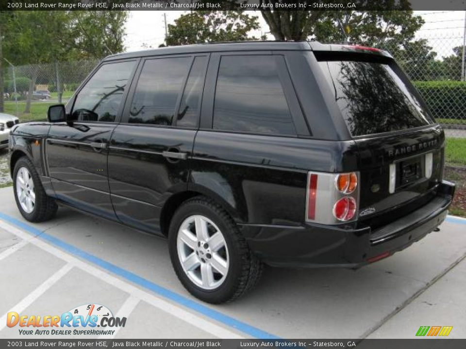 2003 Land Rover Range Rover HSE Java Black Metallic / Charcoal/Jet Black Photo #4