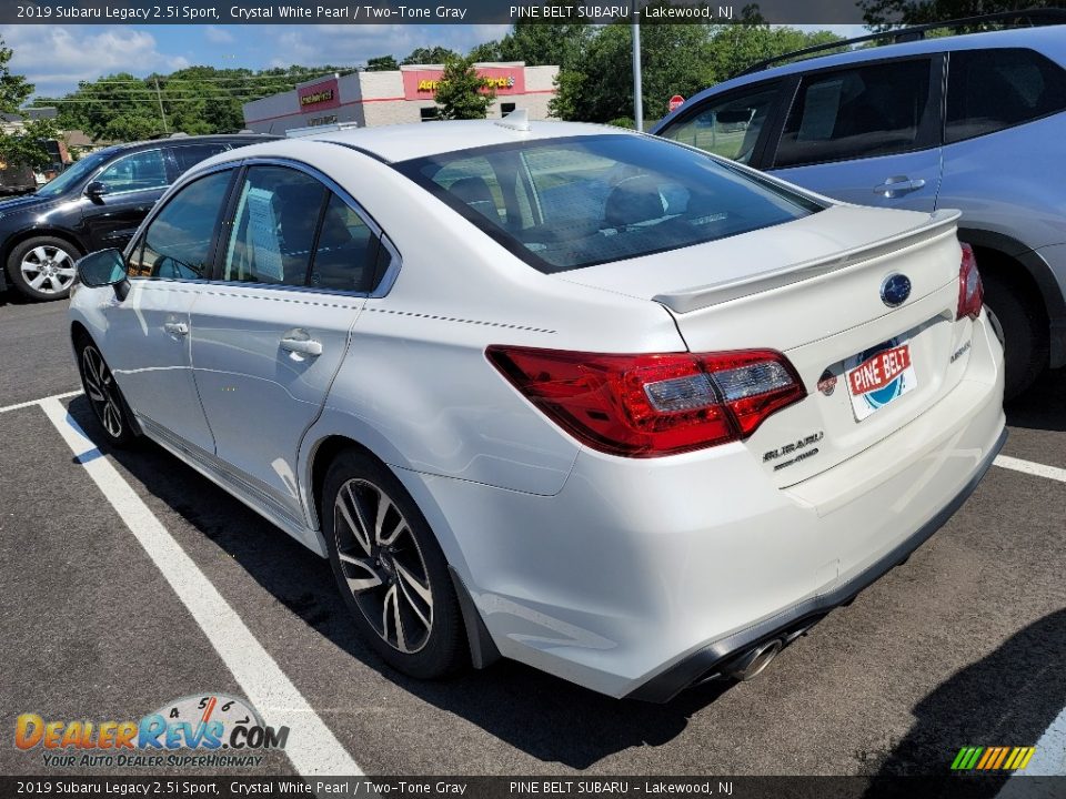 2019 Subaru Legacy 2.5i Sport Crystal White Pearl / Two-Tone Gray Photo #5