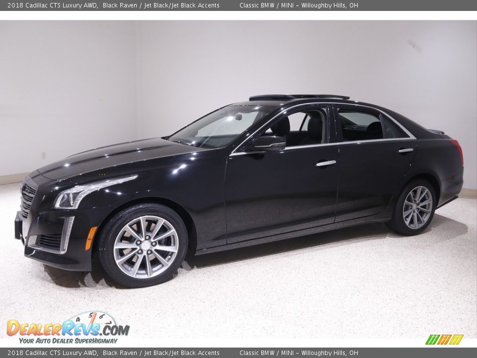 2018 Cadillac CTS Luxury AWD Black Raven / Jet Black/Jet Black Accents Photo #3