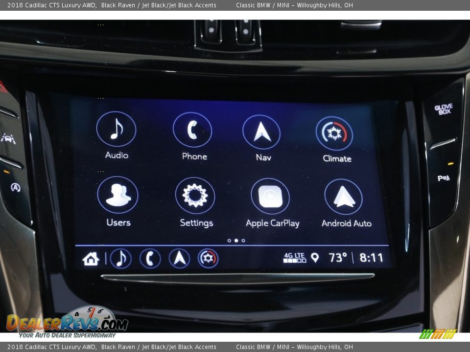 2018 Cadillac CTS Luxury AWD Black Raven / Jet Black/Jet Black Accents Photo #10