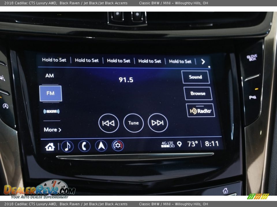 2018 Cadillac CTS Luxury AWD Black Raven / Jet Black/Jet Black Accents Photo #12