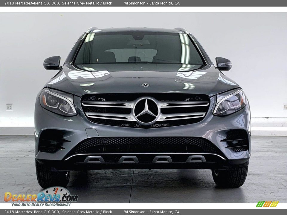 2018 Mercedes-Benz GLC 300 Selenite Grey Metallic / Black Photo #2