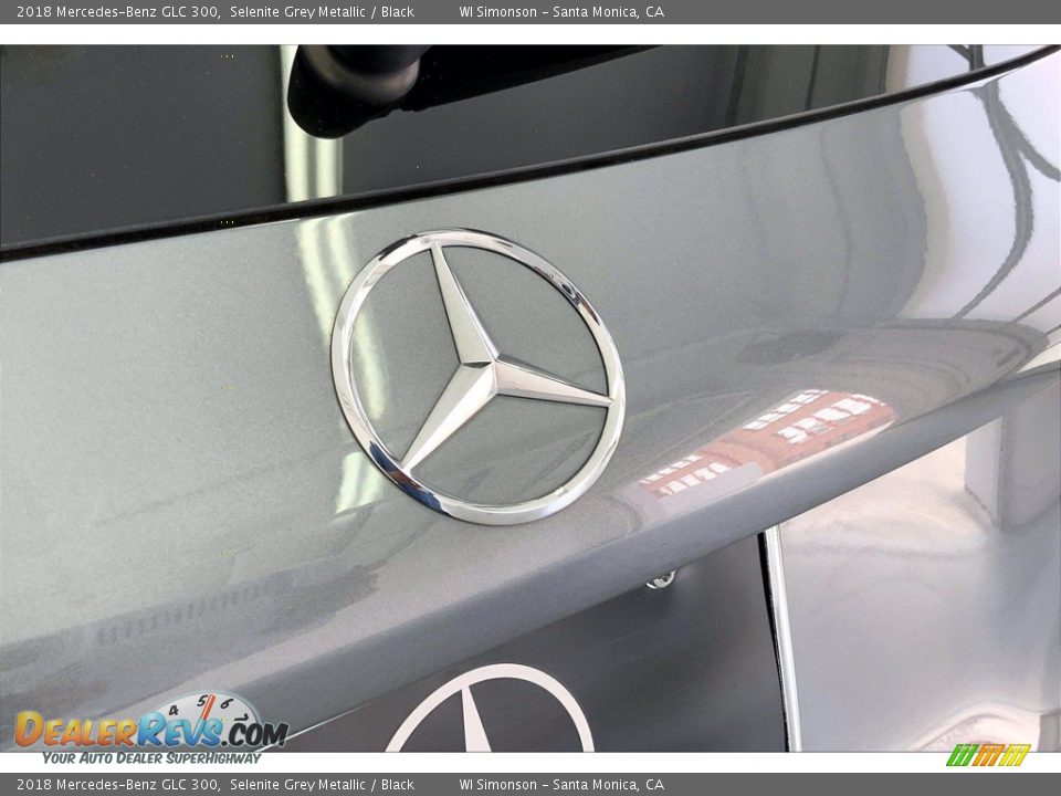 2018 Mercedes-Benz GLC 300 Selenite Grey Metallic / Black Photo #7