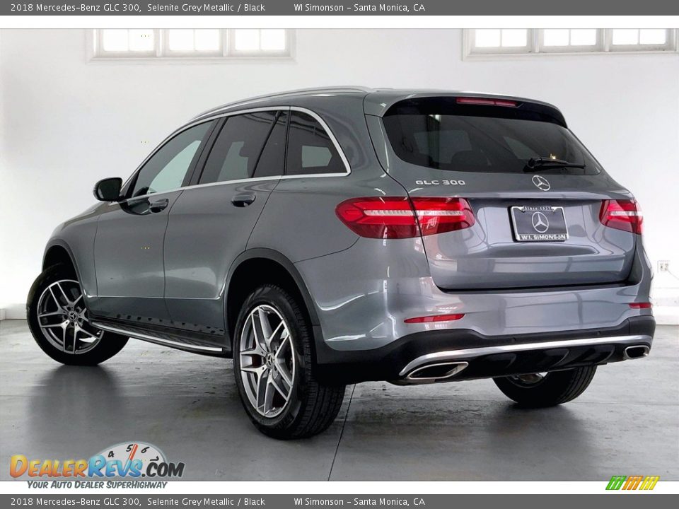 2018 Mercedes-Benz GLC 300 Selenite Grey Metallic / Black Photo #10