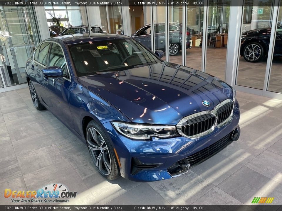2021 BMW 3 Series 330i xDrive Sedan Phytonic Blue Metallic / Black Photo #1