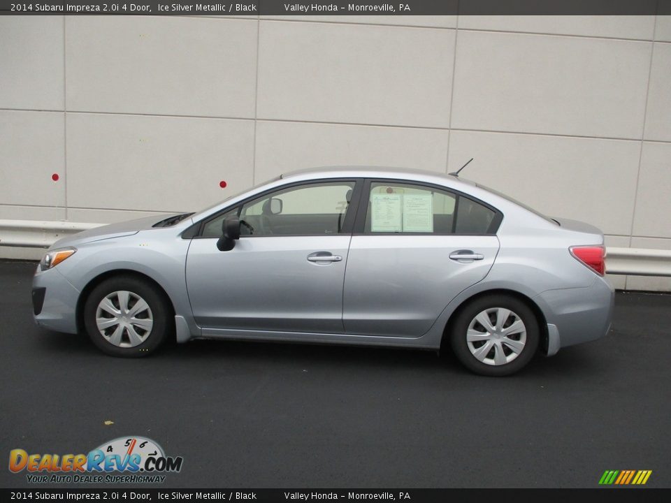 2014 Subaru Impreza 2.0i 4 Door Ice Silver Metallic / Black Photo #2