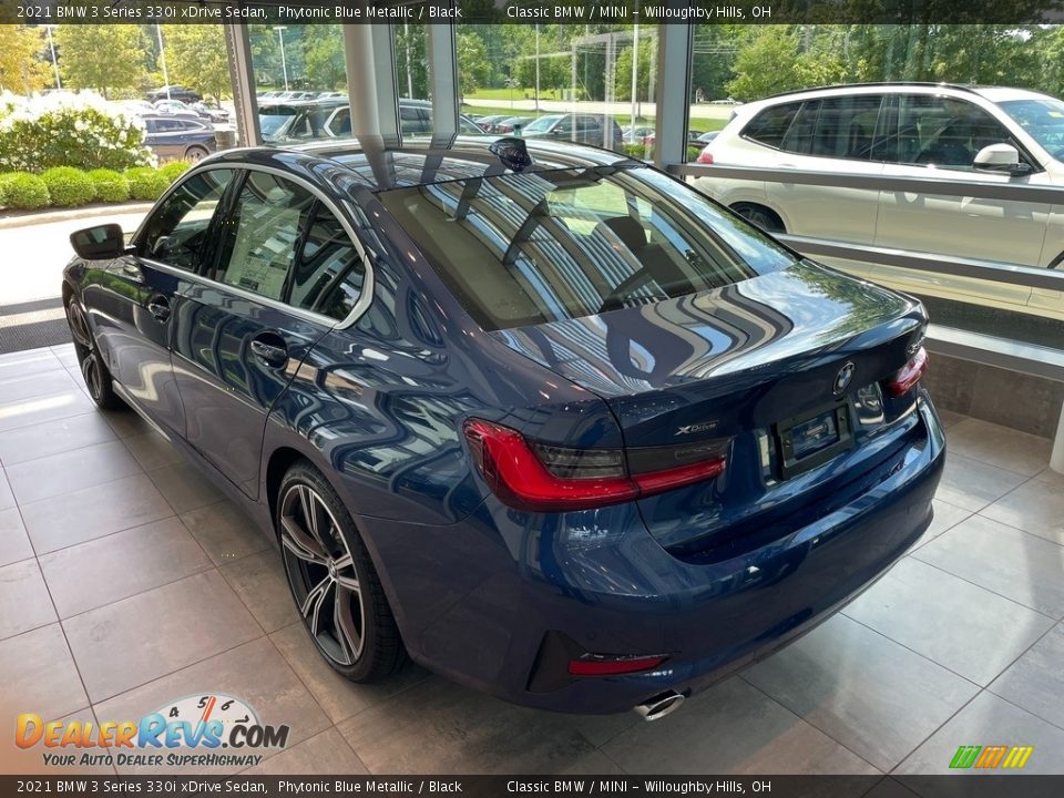 2021 BMW 3 Series 330i xDrive Sedan Phytonic Blue Metallic / Black Photo #2