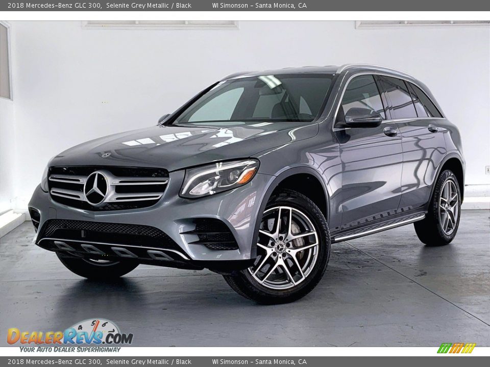 2018 Mercedes-Benz GLC 300 Selenite Grey Metallic / Black Photo #12