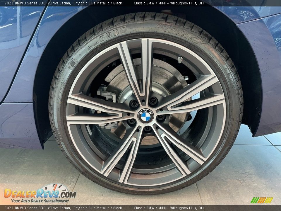 2021 BMW 3 Series 330i xDrive Sedan Phytonic Blue Metallic / Black Photo #3