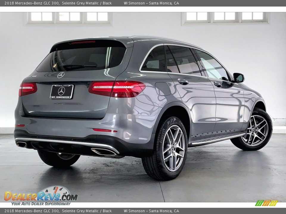 2018 Mercedes-Benz GLC 300 Selenite Grey Metallic / Black Photo #13