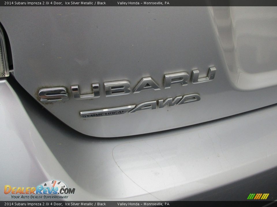 2014 Subaru Impreza 2.0i 4 Door Ice Silver Metallic / Black Photo #4