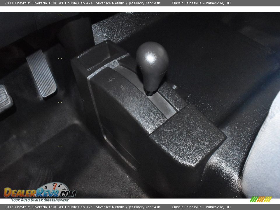 2014 Chevrolet Silverado 1500 WT Double Cab 4x4 Silver Ice Metallic / Jet Black/Dark Ash Photo #14