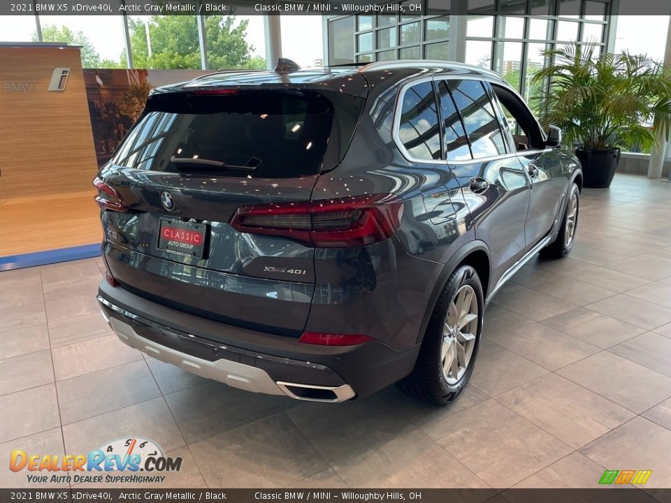 2021 BMW X5 xDrive40i Arctic Gray Metallic / Black Photo #2