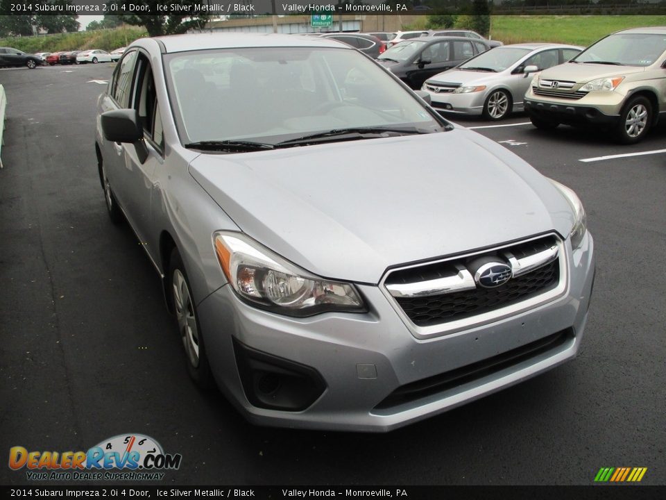 2014 Subaru Impreza 2.0i 4 Door Ice Silver Metallic / Black Photo #8