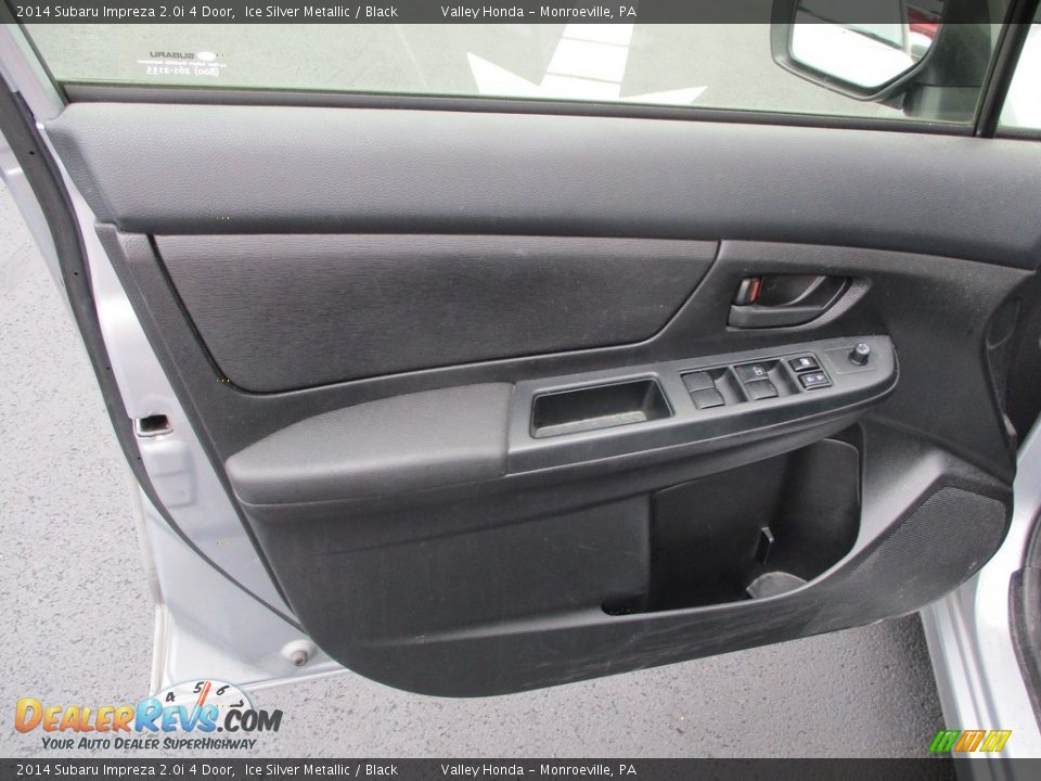 2014 Subaru Impreza 2.0i 4 Door Ice Silver Metallic / Black Photo #11