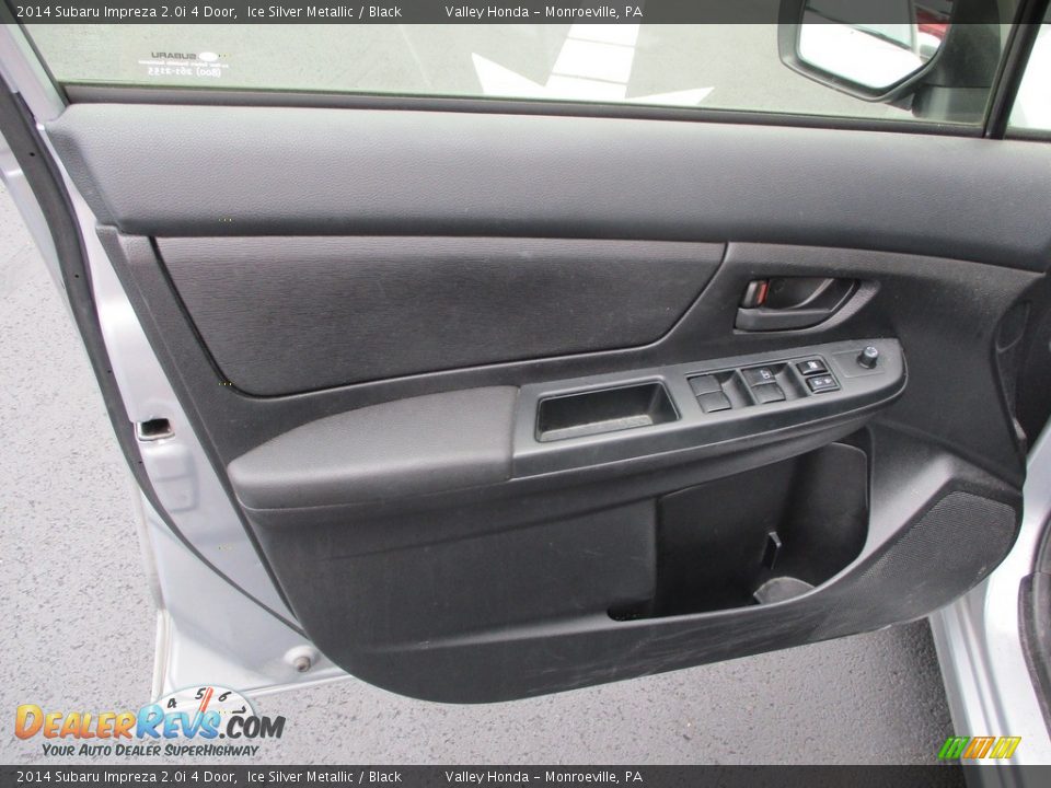 2014 Subaru Impreza 2.0i 4 Door Ice Silver Metallic / Black Photo #11
