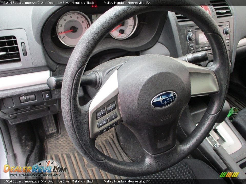2014 Subaru Impreza 2.0i 4 Door Ice Silver Metallic / Black Photo #14