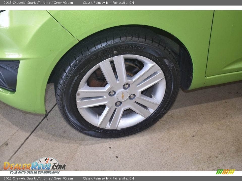 2015 Chevrolet Spark LT Lime / Green/Green Photo #5