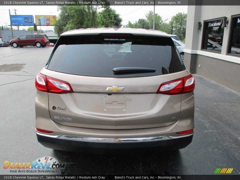 2018 Chevrolet Equinox LT Sandy Ridge Metallic / Medium Ash Gray Photo #26