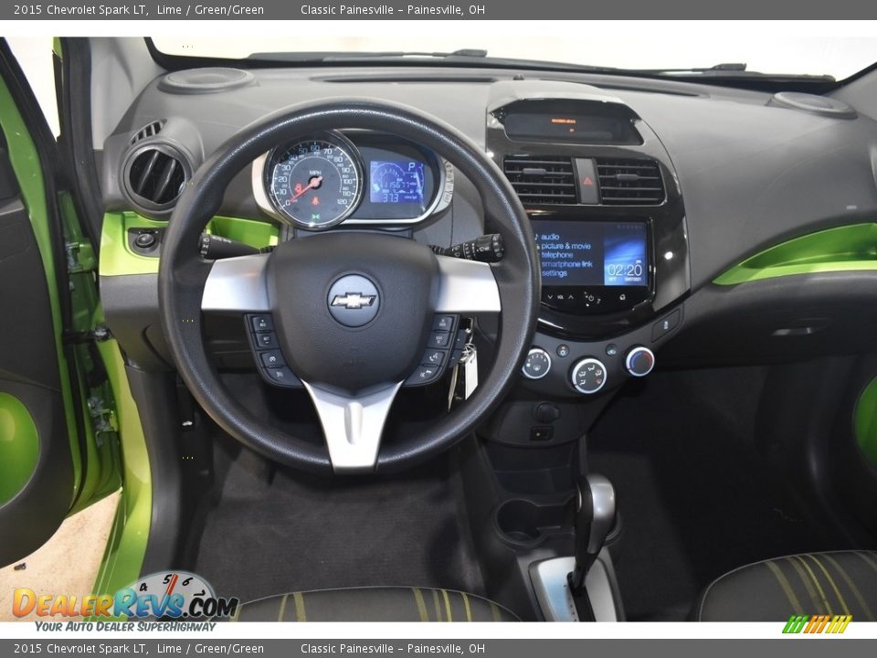 2015 Chevrolet Spark LT Lime / Green/Green Photo #11