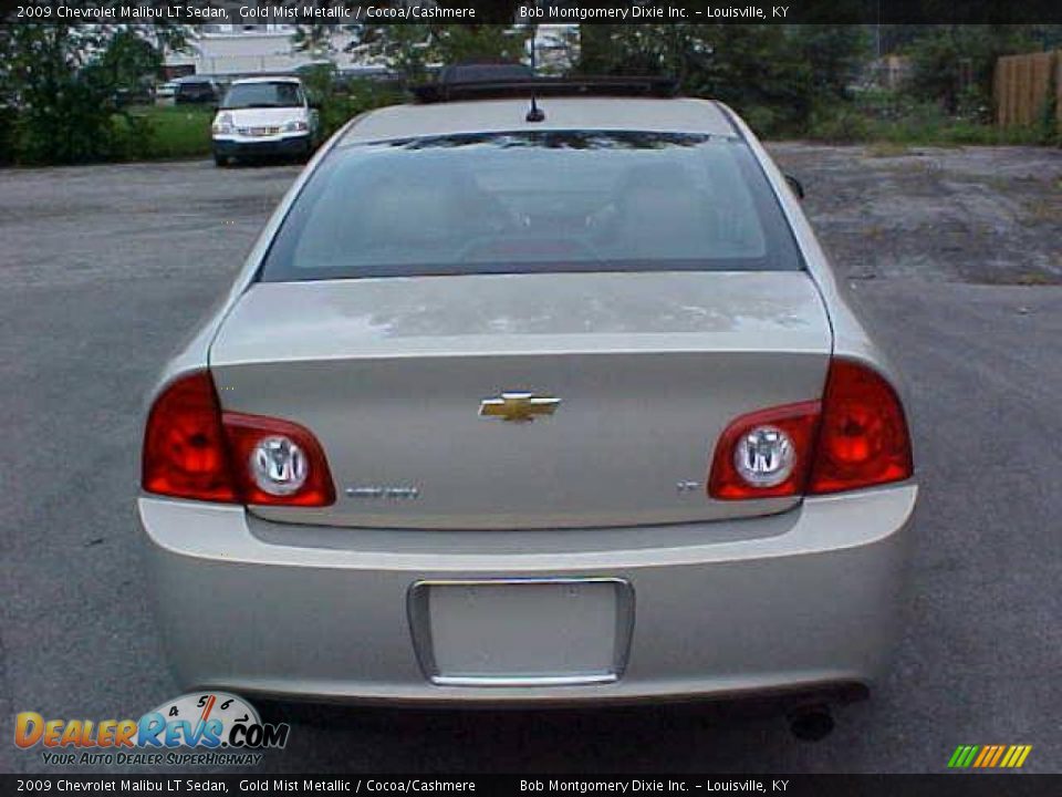 2009 Chevrolet Malibu LT Sedan Gold Mist Metallic / Cocoa/Cashmere Photo #8