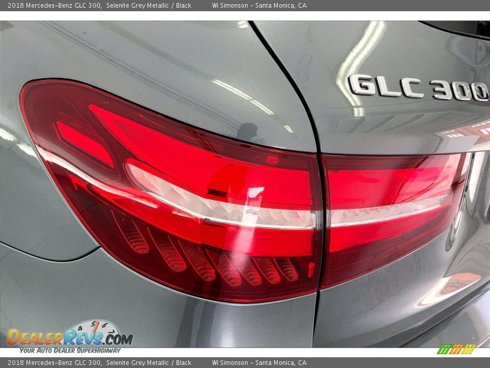 2018 Mercedes-Benz GLC 300 Selenite Grey Metallic / Black Photo #29