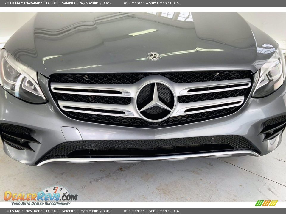 2018 Mercedes-Benz GLC 300 Selenite Grey Metallic / Black Photo #30