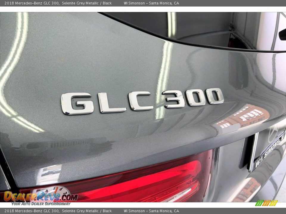 2018 Mercedes-Benz GLC 300 Selenite Grey Metallic / Black Photo #31