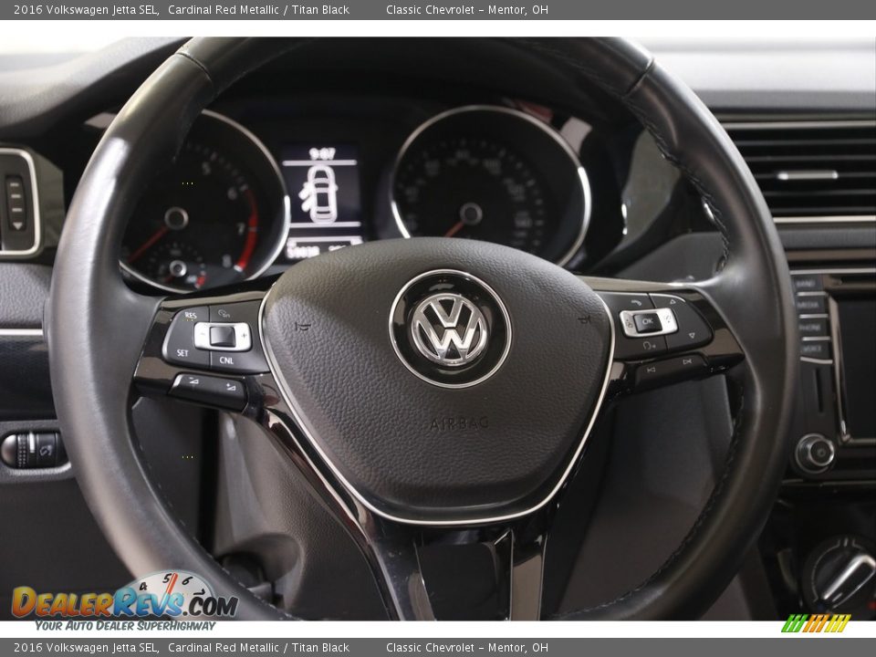 2016 Volkswagen Jetta SEL Steering Wheel Photo #7