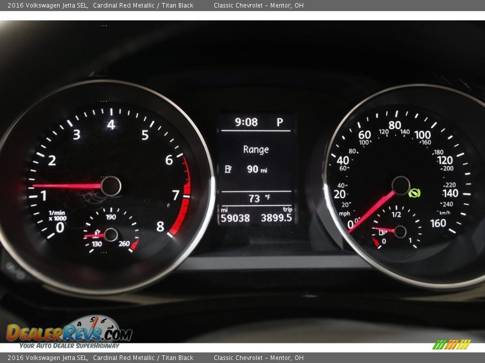 2016 Volkswagen Jetta SEL Gauges Photo #8