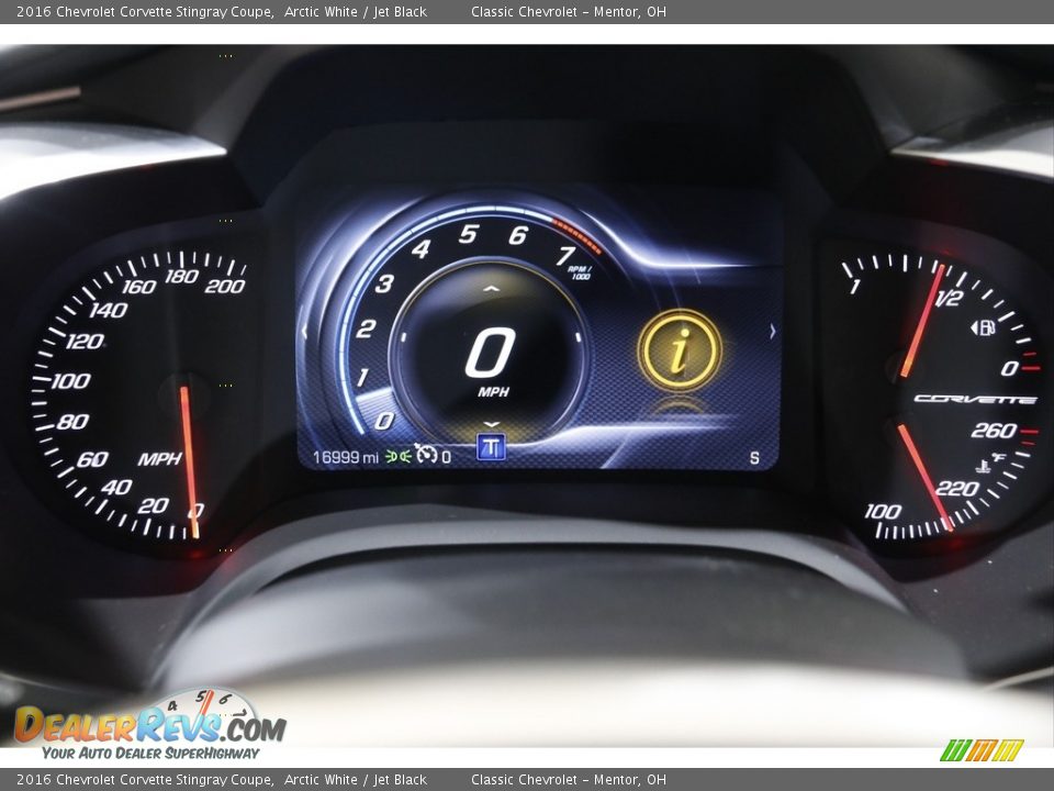 2016 Chevrolet Corvette Stingray Coupe Gauges Photo #9