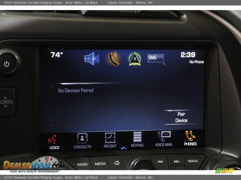 Controls of 2016 Chevrolet Corvette Stingray Coupe Photo #12