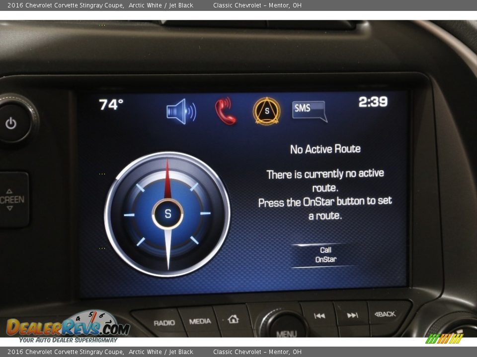 Controls of 2016 Chevrolet Corvette Stingray Coupe Photo #13