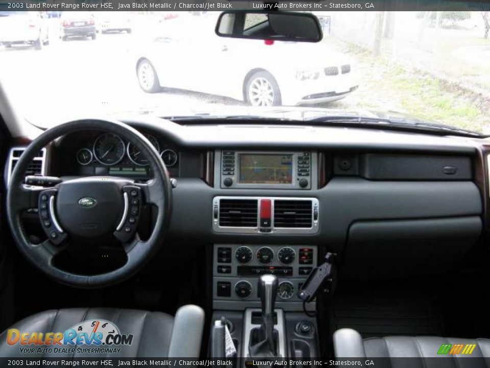 2003 Land Rover Range Rover HSE Java Black Metallic / Charcoal/Jet Black Photo #7