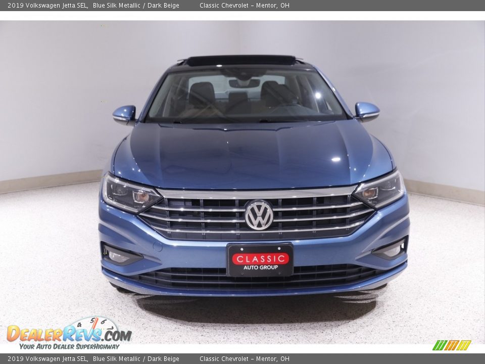 2019 Volkswagen Jetta SEL Blue Silk Metallic / Dark Beige Photo #2