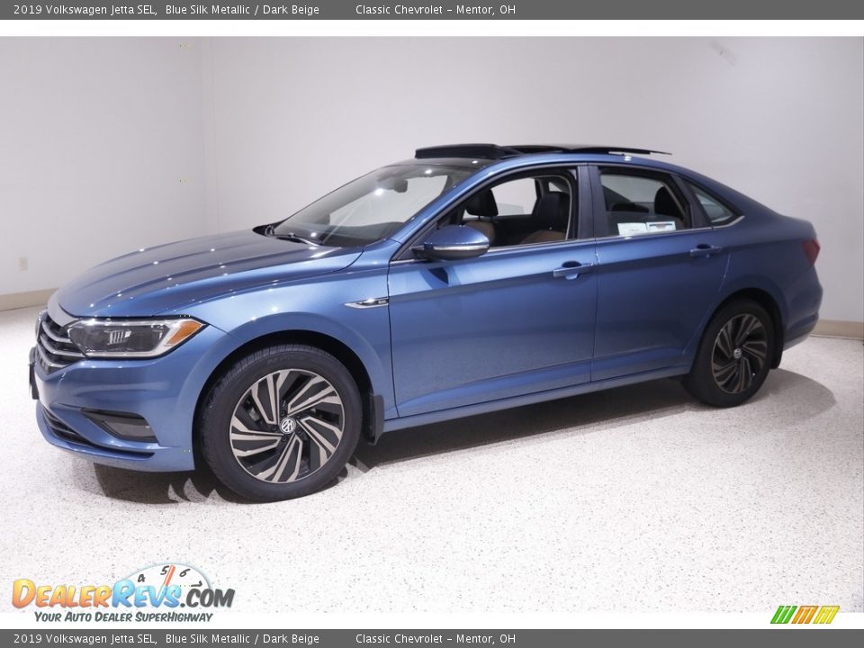 Blue Silk Metallic 2019 Volkswagen Jetta SEL Photo #3