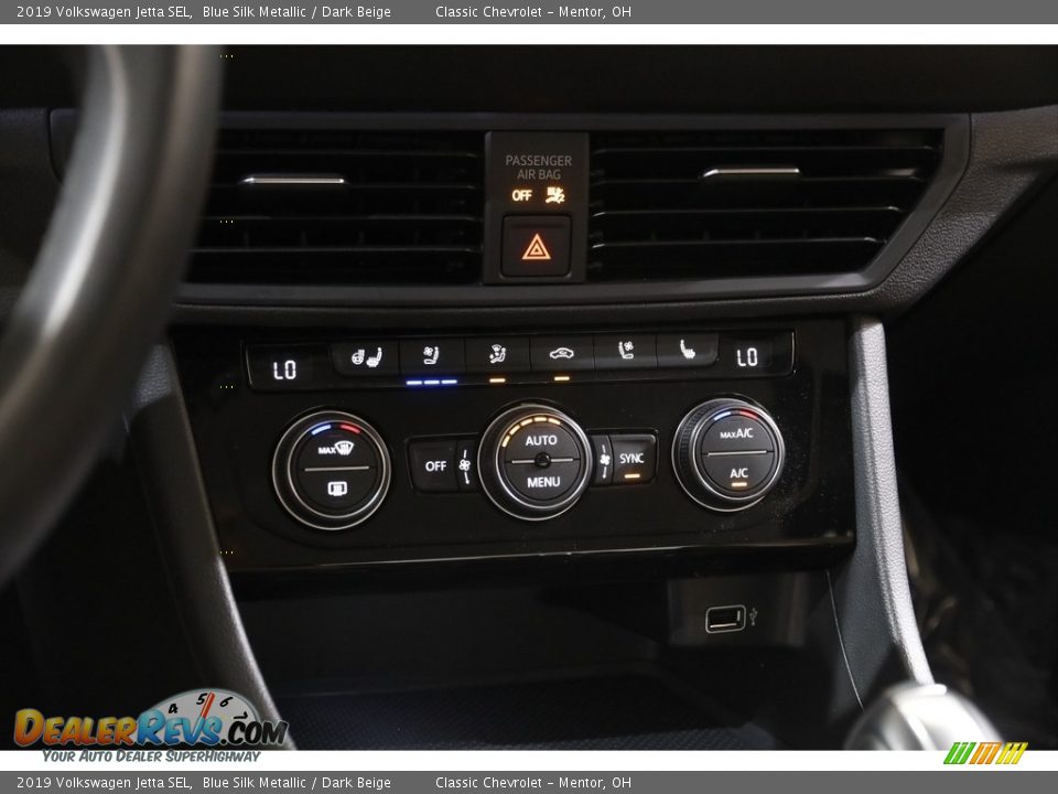 2019 Volkswagen Jetta SEL Blue Silk Metallic / Dark Beige Photo #12