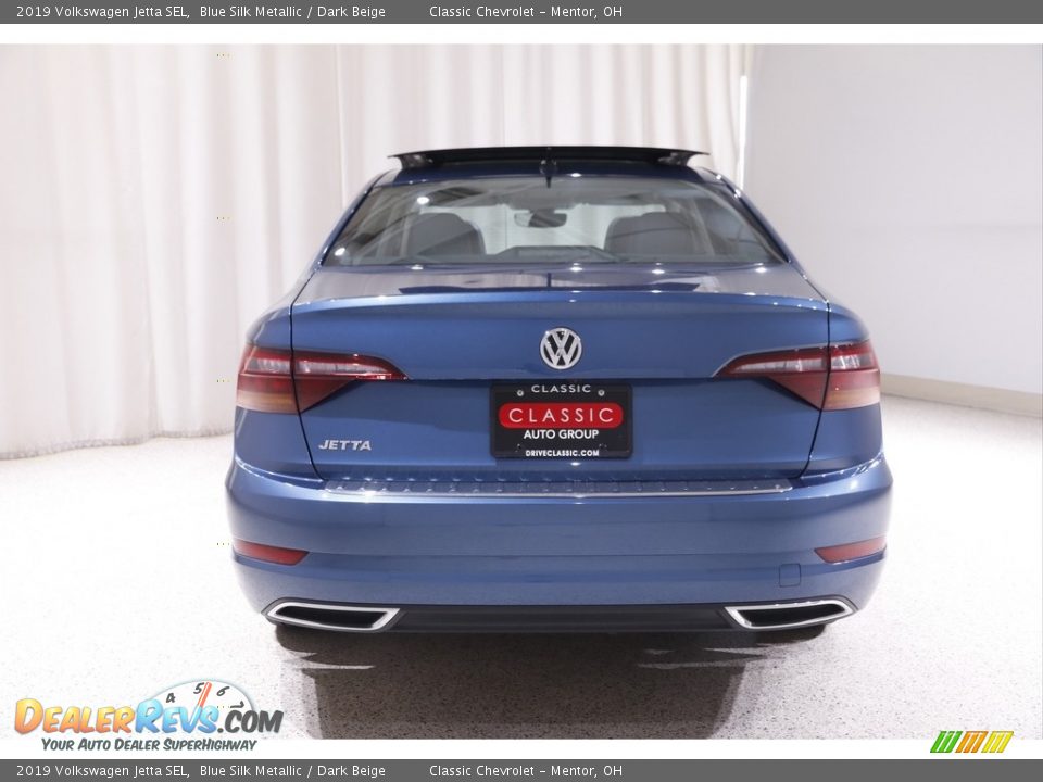 2019 Volkswagen Jetta SEL Blue Silk Metallic / Dark Beige Photo #17