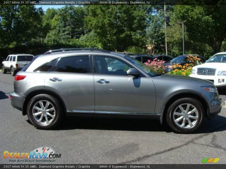 2007 Infiniti FX 35 AWD Diamond Graphite Metallic / Graphite Photo #4