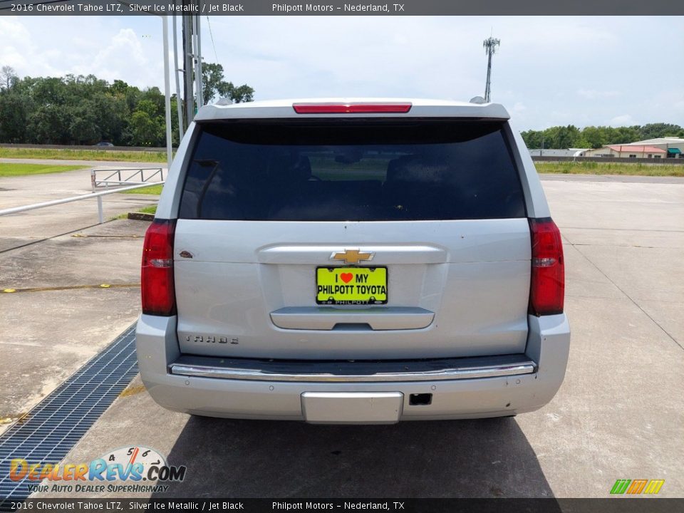 2016 Chevrolet Tahoe LTZ Silver Ice Metallic / Jet Black Photo #6