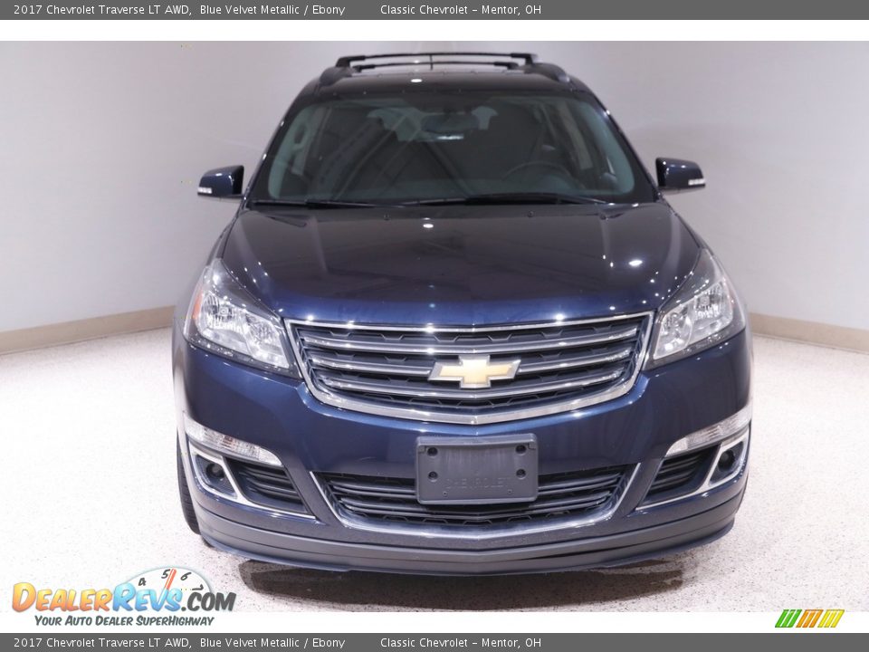 2017 Chevrolet Traverse LT AWD Blue Velvet Metallic / Ebony Photo #2