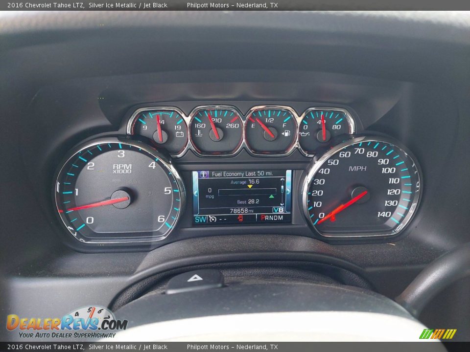 2016 Chevrolet Tahoe LTZ Gauges Photo #24