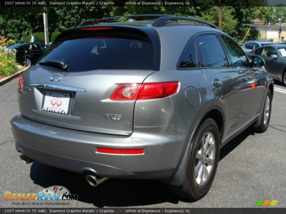 2007 Infiniti FX 35 AWD Diamond Graphite Metallic / Graphite Photo #5