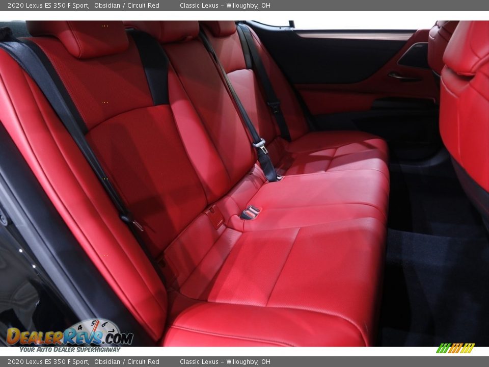 Rear Seat of 2020 Lexus ES 350 F Sport Photo #18